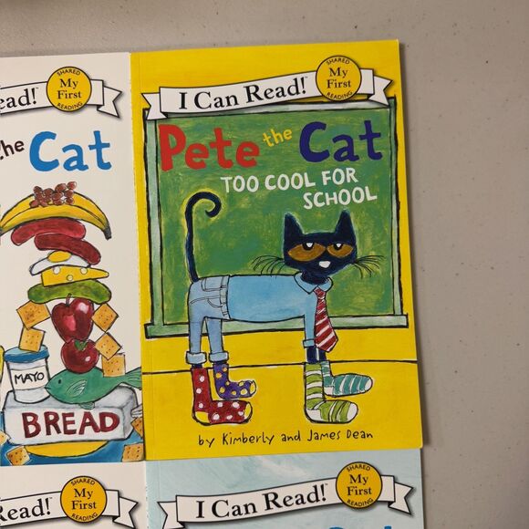 Pete Cat 5 Book Set Early Reader I Can Read My First Book Super Cool Collection - Picture 3 of 8